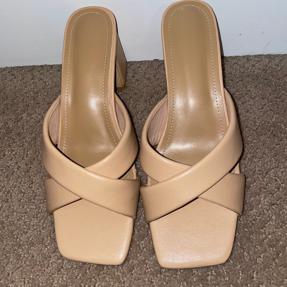 Block heeled sandal from Shein! Never worn Size 7.5/8  very comfortable!
